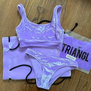 Triangl bikini set size S